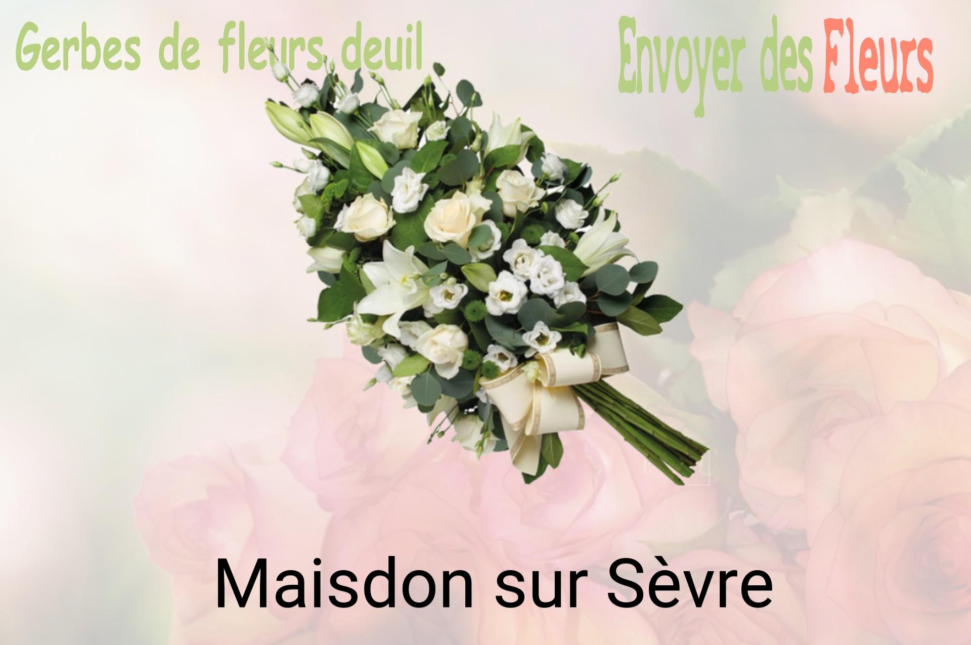 Gerbe de fleurs de deuil livrée à Maisdon-sur-Sèvre